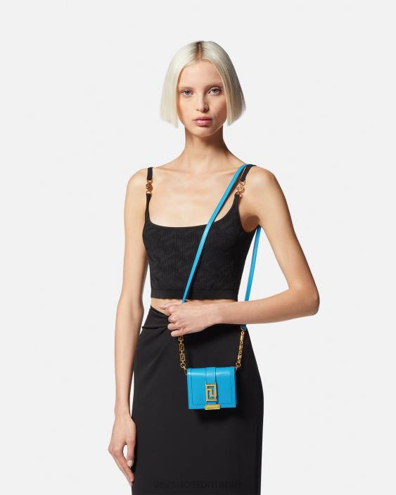 o singură culoare portofel cu lant zeita greca Versace femei accesorii 40L6580