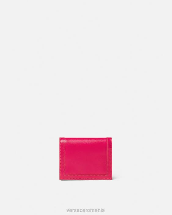 roz portofel bifold zeita greca Versace femei accesorii 40L6560