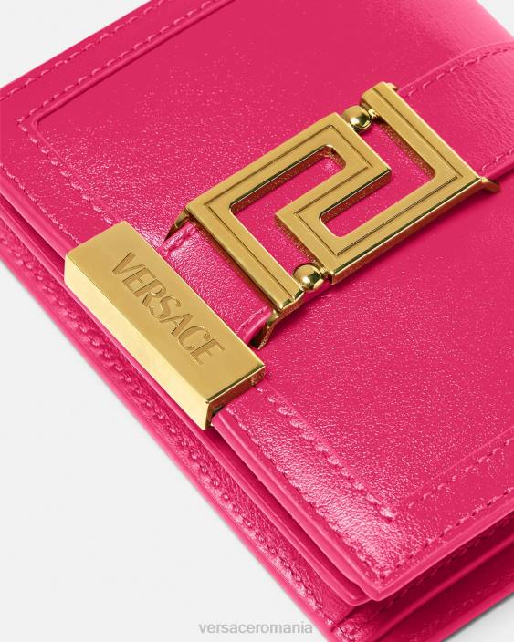 roz portofel cu lant zeita greca Versace femei accesorii 40L6564