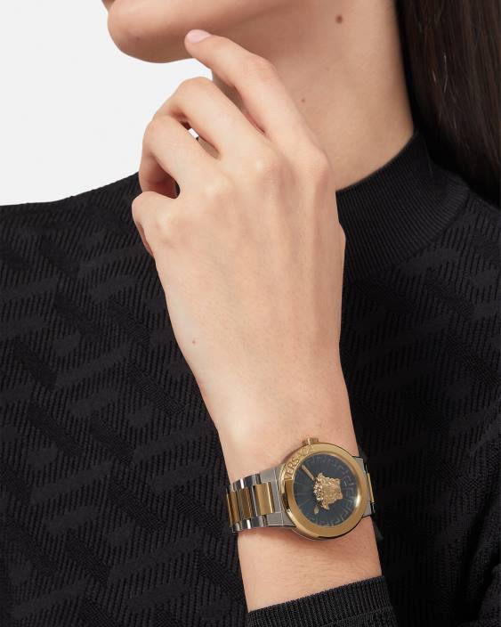 aur argint ceas medusa infinite Versace femei accesorii 40L6996