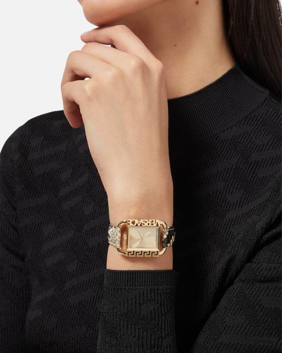 aur ceas cu fler Versace femei accesorii 40L6980