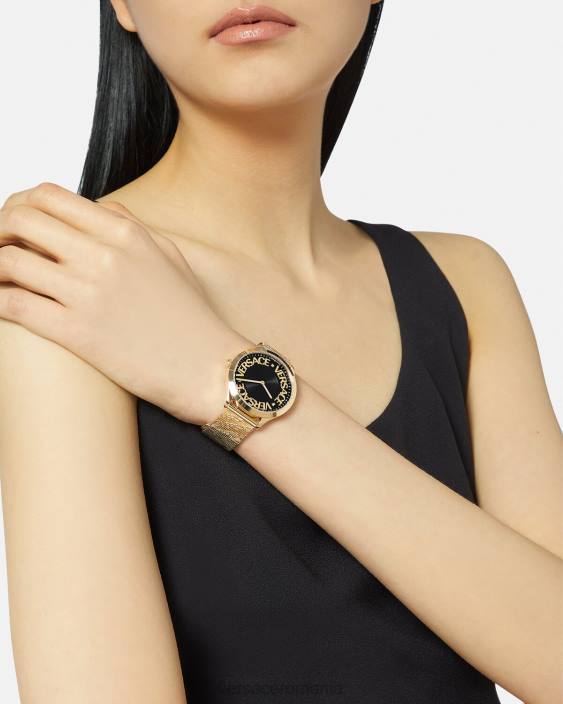 aur ceas cu logo halo Versace femei accesorii 40L6970