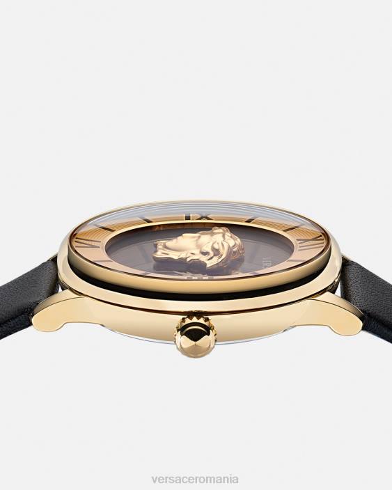 negru ceas la medusa Versace femei accesorii 40L6986