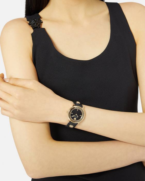 negru ceas v-tribute Versace femei accesorii 40L6966