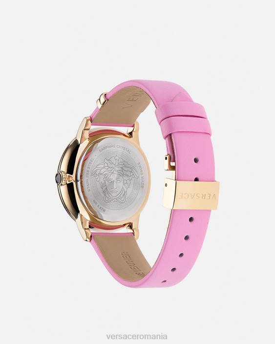 roz ceas cu pictogramă medusa Versace femei accesorii 40L6983