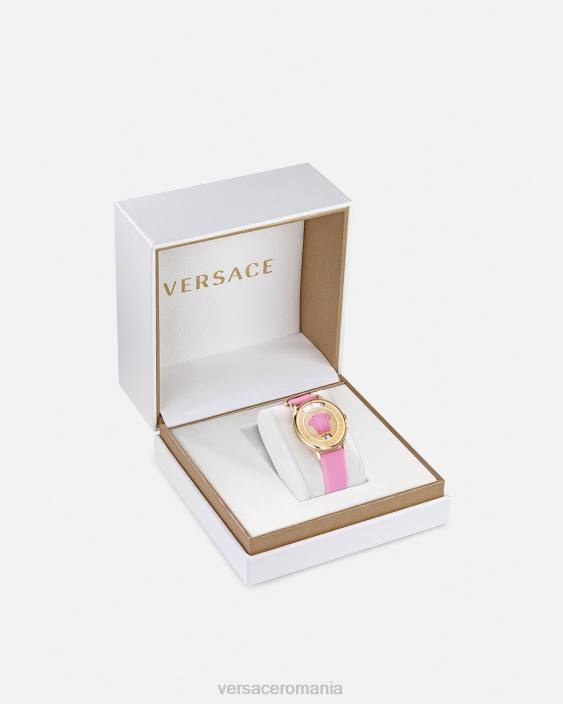 roz ceas cu pictogramă medusa Versace femei accesorii 40L6983