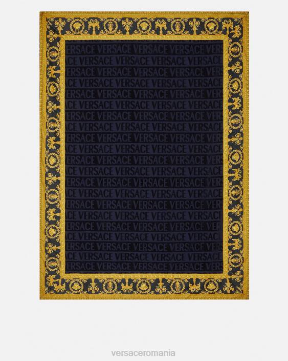 albastru prosop de plajă în stil baroc Versace femei lenjerie intimă și îmbrăcăminte de plajă 40L61200