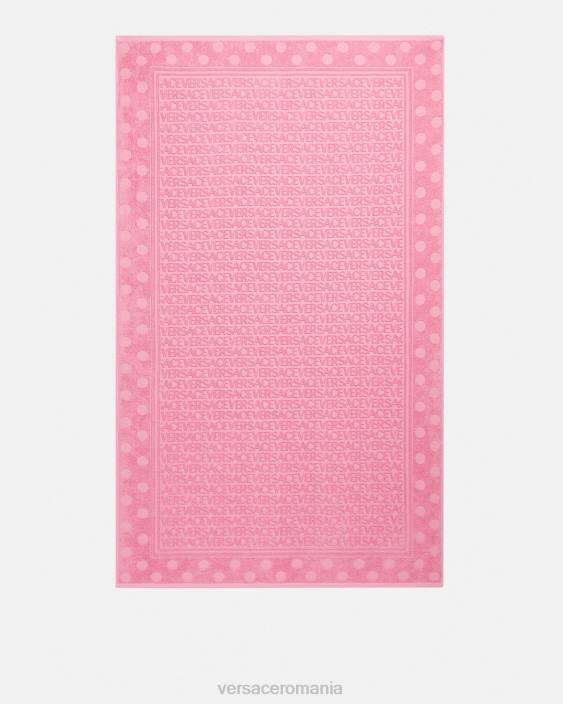 roz prosop de baie cu buline peste tot Versace femei lenjerie intimă și îmbrăcăminte de plajă 40L61196