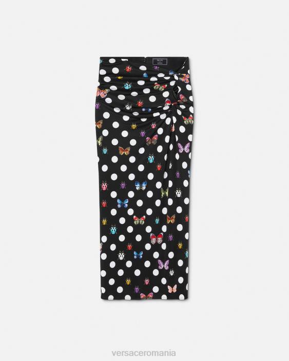 imprimare fusta midi cu noduri de fluturi Versace femei îmbrăcăminte 40L6158