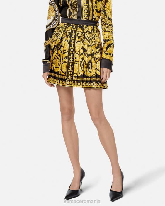 imprimare fusta plisata barocco Versace femei îmbrăcăminte 40L6169