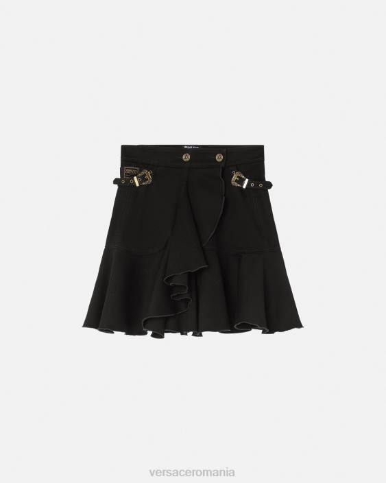 negru baroc couture1 fusta denim Versace femei îmbrăcăminte 40L62253