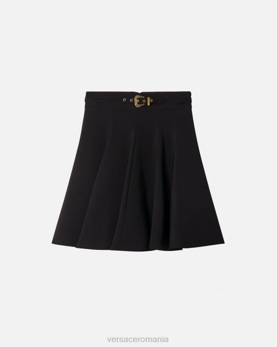 negru baroque couture i fusta cu cataramă Versace femei îmbrăcăminte 40L62252