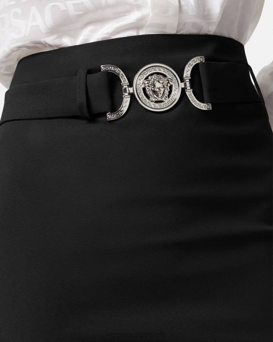 negru fusta midi medusa \'95 Versace femei îmbrăcăminte 40L6174