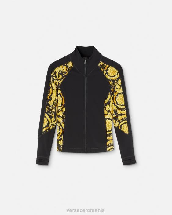 negru jachetă sport barocco Versace femei îmbrăcăminte 40L6231