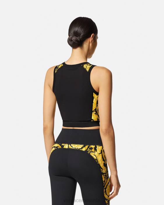 negru sutien sport barocco gym Versace femei îmbrăcăminte 40L6232