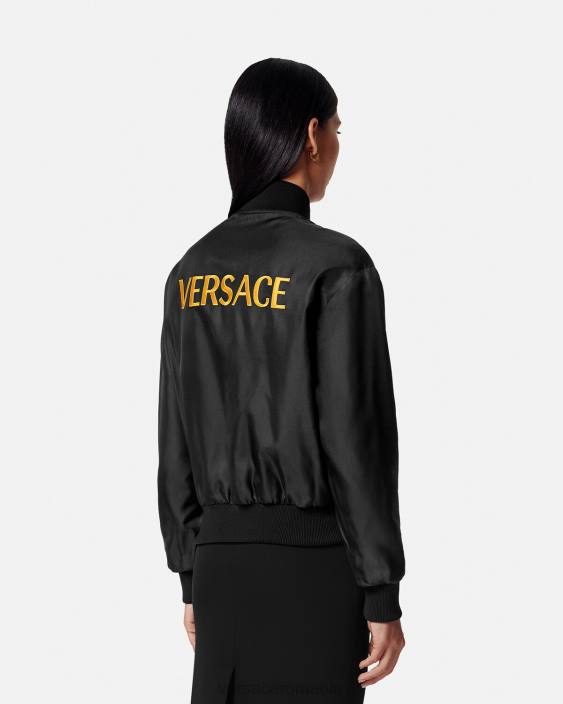 imprimare jachetă bomber reversibilă barocco Versace femei îmbrăcăminte 40L688