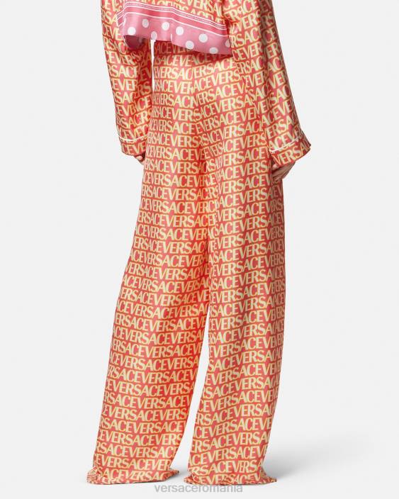 imprimare pantaloni de mătase peste tot Versace femei îmbrăcăminte 40L6192