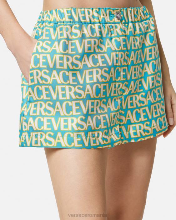 imprimare pantaloni scurți din mătase Versace femei îmbrăcăminte 40L6191