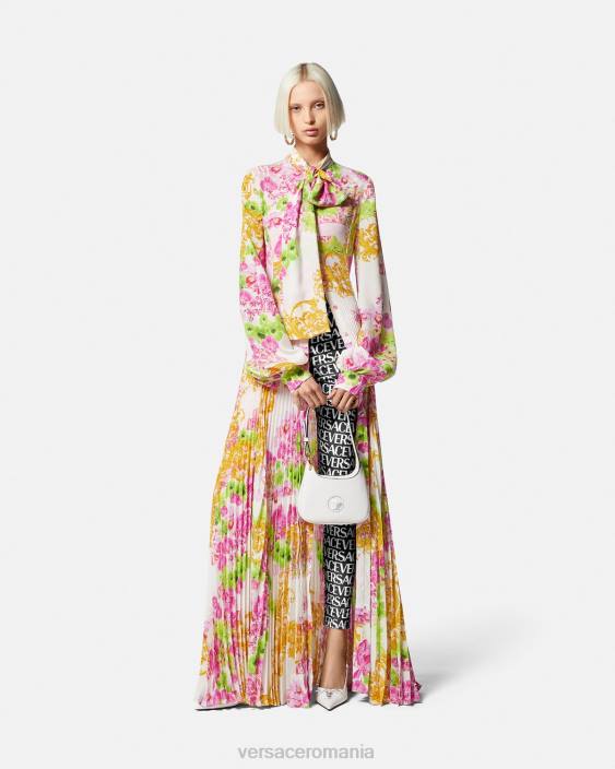 negru și imprimat jambiere peste tot Versace femei îmbrăcăminte 40L6211