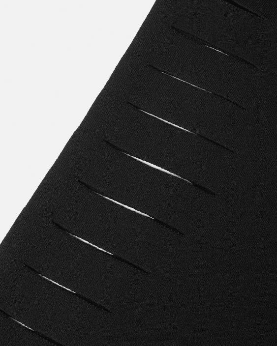 negru pantaloni evazați din tricot tăiat Versace femei îmbrăcăminte 40L6208