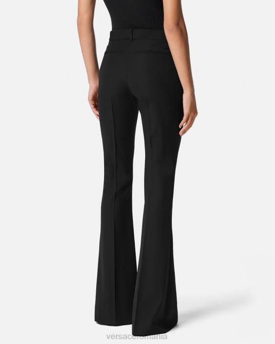 negru pantaloni medusa \'95 Versace femei îmbrăcăminte 40L6118