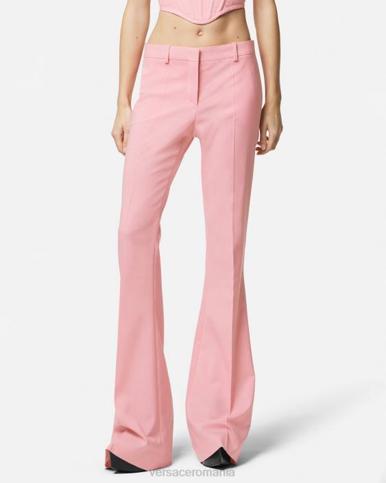 o singură culoare pantaloni evazați Versace femei îmbrăcăminte 40L6120