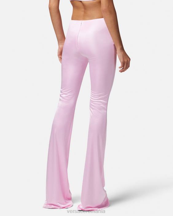 o singură culoare pantaloni evazați cu noduri Versace femei îmbrăcăminte 40L6122