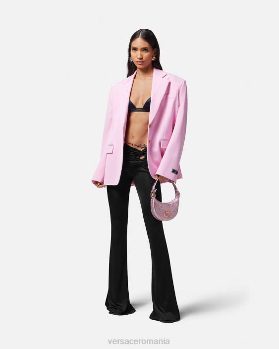 o singură culoare pantaloni evazați cu noduri Versace femei îmbrăcăminte 40L6190