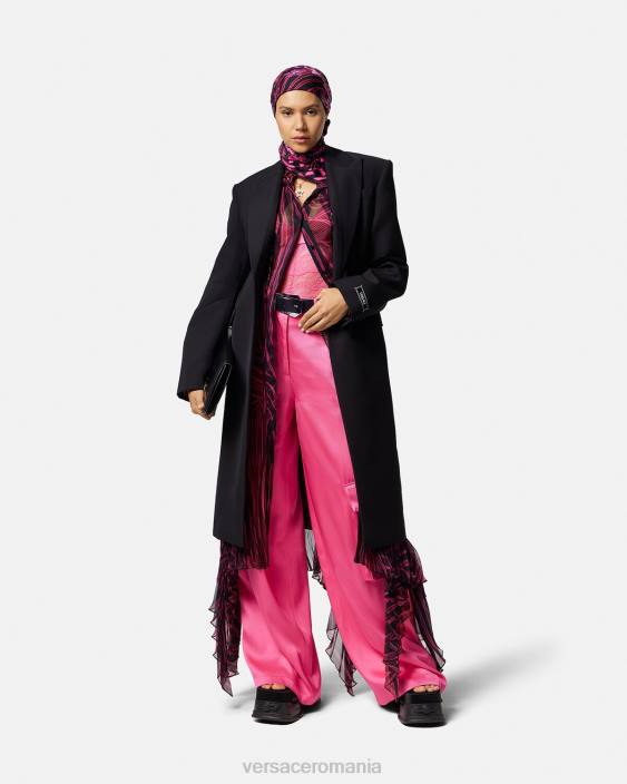 roz pantaloni cargo largi Versace femei îmbrăcăminte 40L6209