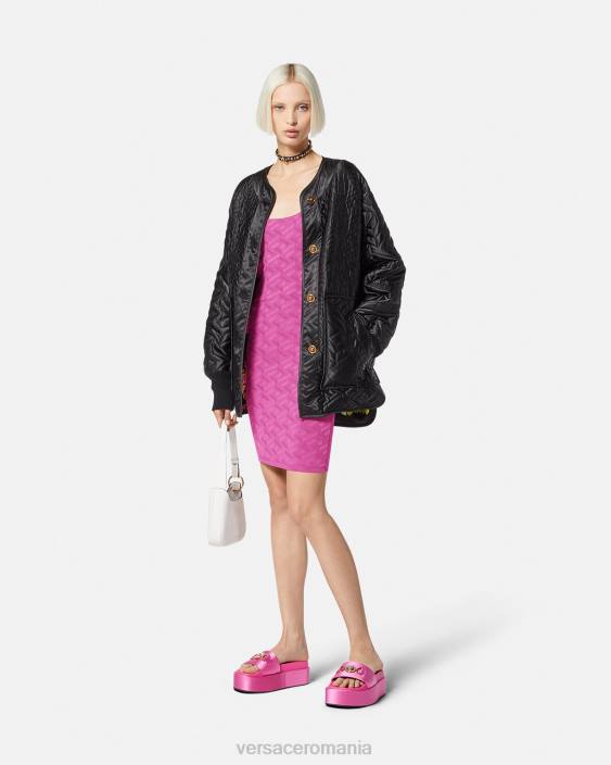 fucsie rochie mini medusa \'95 la greca Versace femei îmbrăcăminte 40L665