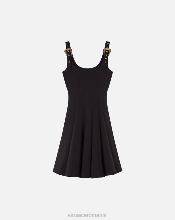 negru rochie baroc couture1 catarama Versace femei îmbrăcăminte 40L62198