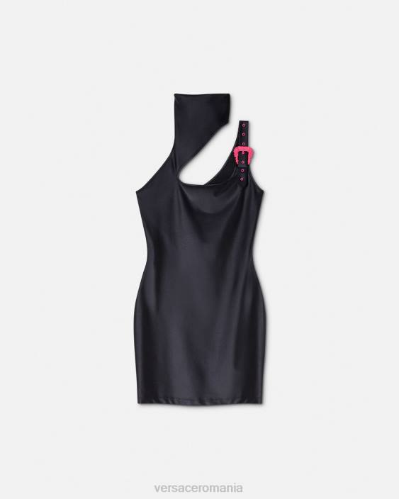 negru rochie mini cu cataramă barocă Versace femei îmbrăcăminte 40L62195