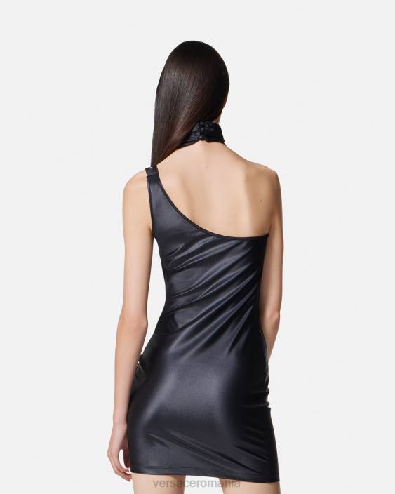 negru rochie mini cu cataramă barocă Versace femei îmbrăcăminte 40L62195