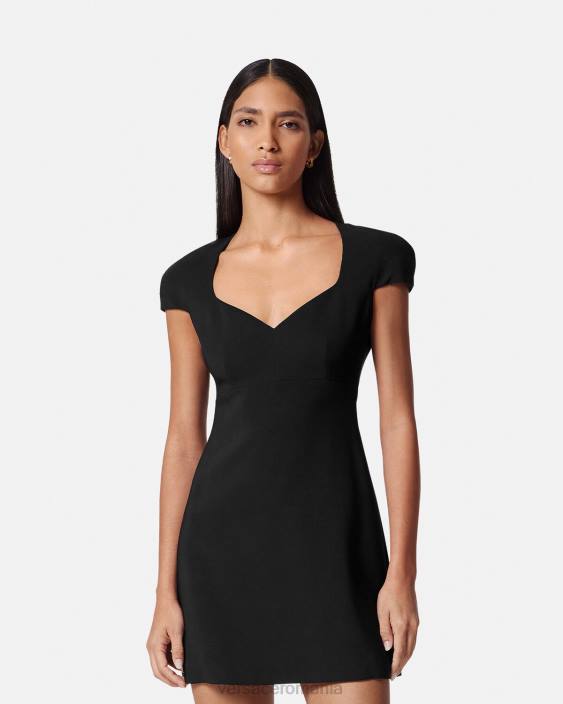 negru rochie mini schimbătoare Versace femei îmbrăcăminte 40L643