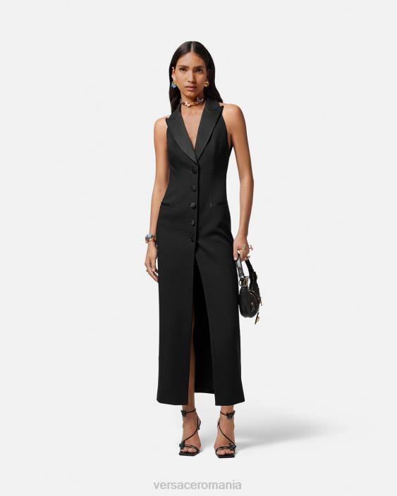 negru rochie vesta lunga medusa \'95 Versace femei îmbrăcăminte 40L616