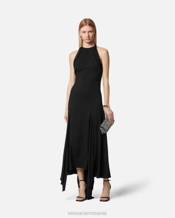 o singură culoare rochie cu fundul cu capul Versace femei îmbrăcăminte 40L621