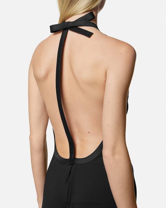 o singură culoare rochie cu fundul cu capul Versace femei îmbrăcăminte 40L621