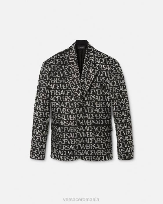 o singură culoare blazer cu cristale Versace femei îmbrăcăminte 40L6115