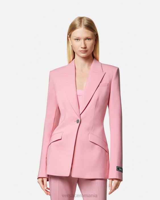 o singură culoare blazer cu un singur piept medusa Versace femei îmbrăcăminte 40L6108