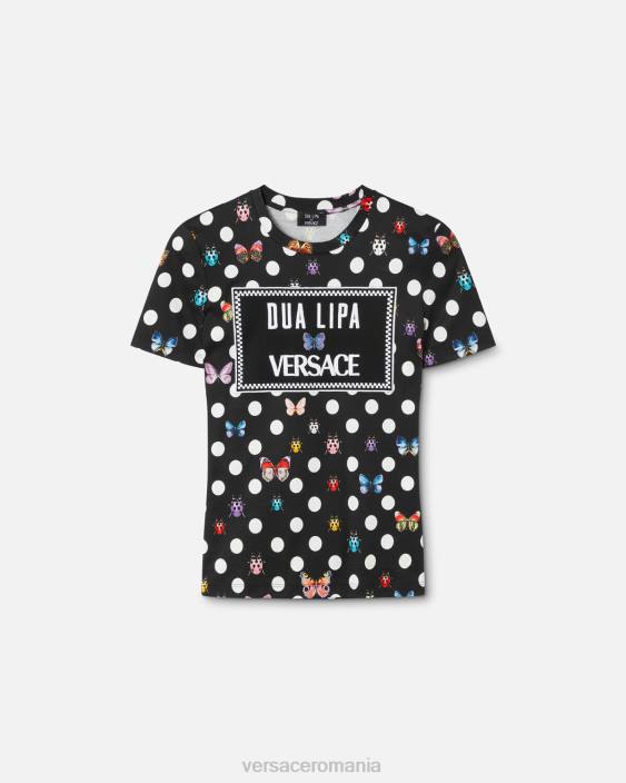 imprimare tricou brodat fluturi Versace femei îmbrăcăminte 40L6130