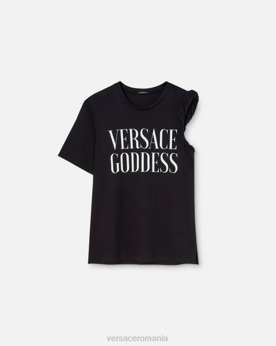 negru tricou rulat zeița Versace femei îmbrăcăminte 40L6155