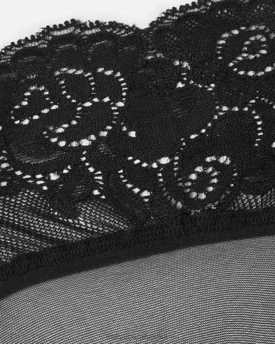 negru ciorapi de dantela Versace femei lenjerie intimă și îmbrăcăminte de plajă 40L61113