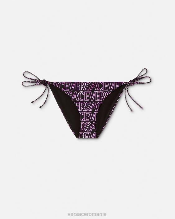 fucsia și imprimeu fund de bikini peste tot Versace femei lenjerie intimă și îmbrăcăminte de plajă 40L61167