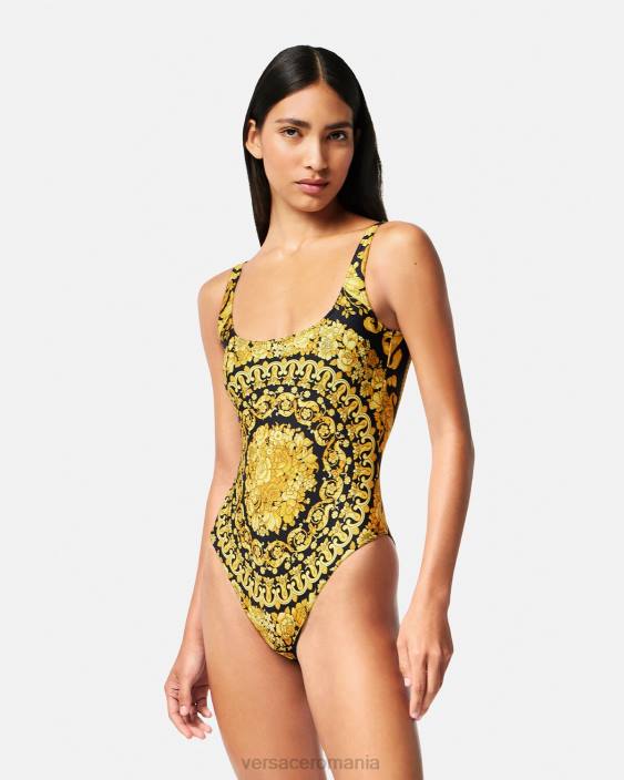 imprimare Costum de baie dintr-o bucată cu imprimeu barocco Versace femei lenjerie intimă și îmbrăcăminte de plajă 40L61143
