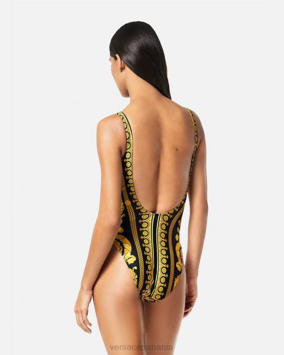 imprimare Costum de baie dintr-o bucată cu imprimeu barocco Versace femei lenjerie intimă și îmbrăcăminte de plajă 40L61143