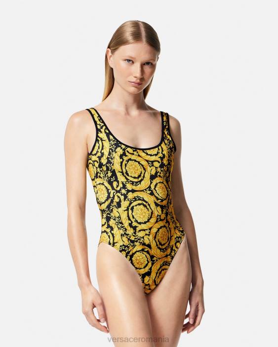 imprimare Costum de baie dintr-o bucată cu imprimeu barocco Versace femei lenjerie intimă și îmbrăcăminte de plajă 40L61144