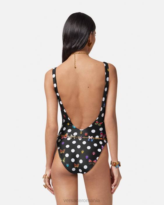 imprimare costum de baie dintr-o bucată fluturi Versace femei lenjerie intimă și îmbrăcăminte de plajă 40L61116