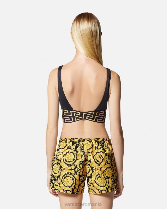 imprimare pantaloni scurți de baie barocco Versace femei lenjerie intimă și îmbrăcăminte de plajă 40L61140