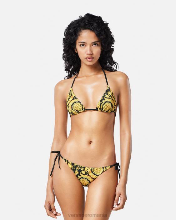imprimare top de bikini barocco Versace femei lenjerie intimă și îmbrăcăminte de plajă 40L61139