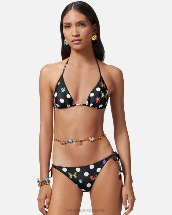 imprimare top de bikini fluturi Versace femei lenjerie intimă și îmbrăcăminte de plajă 40L61114